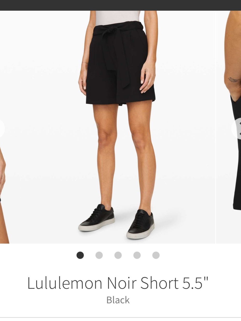 NWOT!! Lululemon Noir Short - Picture 4 of 10
